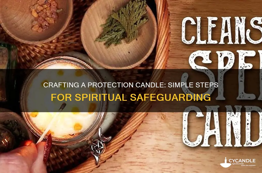 how to make a protection candle