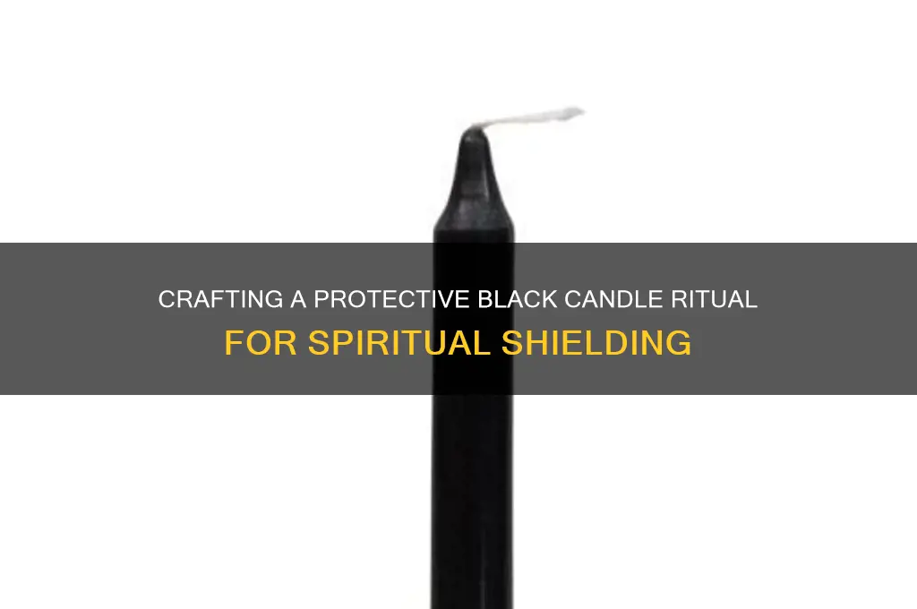 how to make a protective black candle ritual