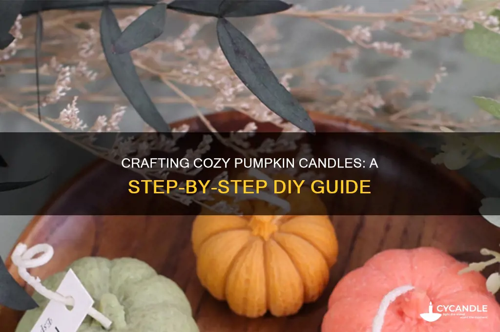 how to make a pumpkin candle
