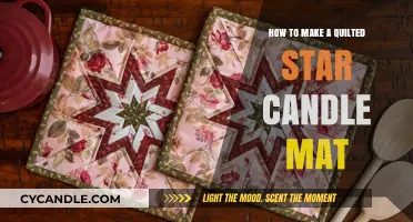 Crafting a Quilted Star Candle Mat: A Step-by-Step Guide