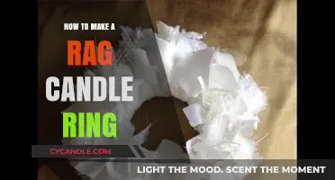 Crafting a Charming Rag Candle Ring: Simple DIY Guide