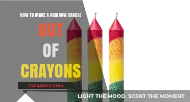 Crafting Vibrant Rainbow Candles: A Creative Crayon Upcycling Guide