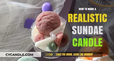Crafting a Realistic Sundae Candle: Sweet DIY Tutorial