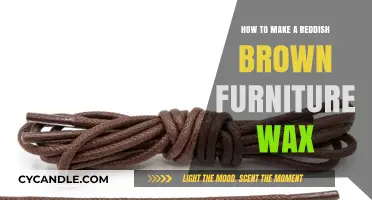 Crafting Reddish Brown Furniture Wax: A DIY Guide for Rich Finishes