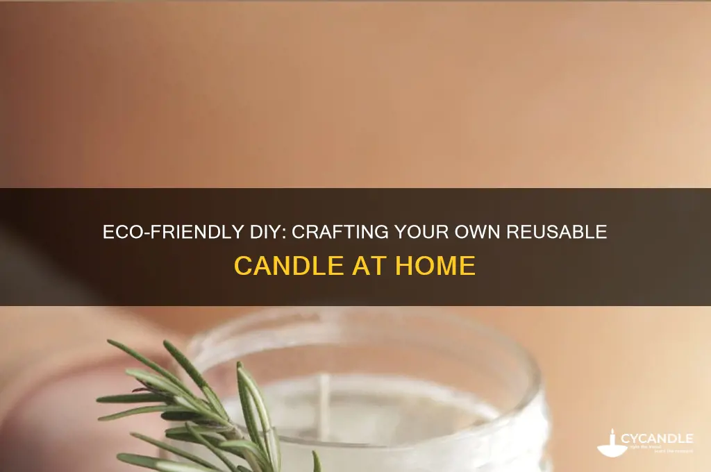 how to make a reusable candle