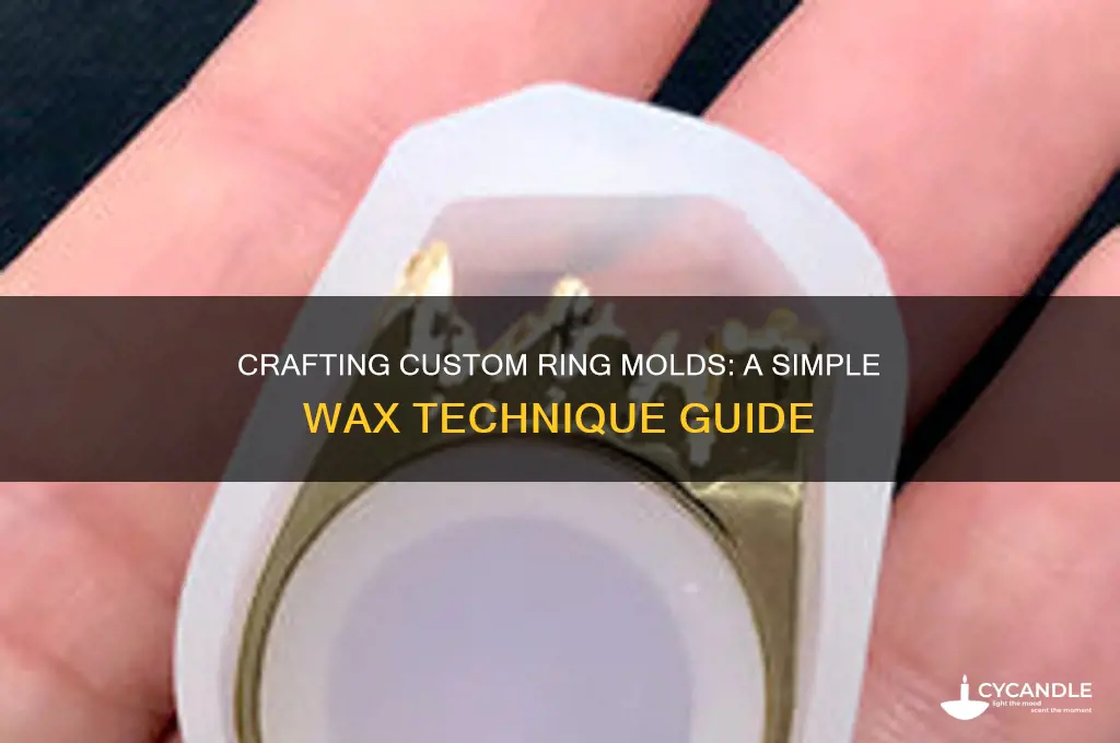 how to make a ring mold with wax