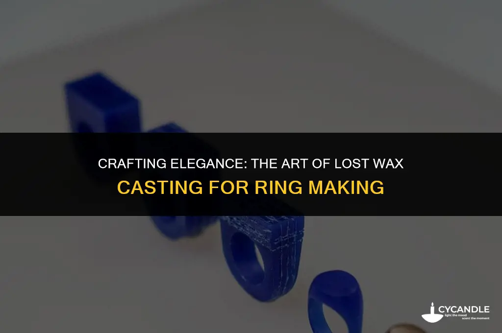 how to make a ring using lost wax casting
