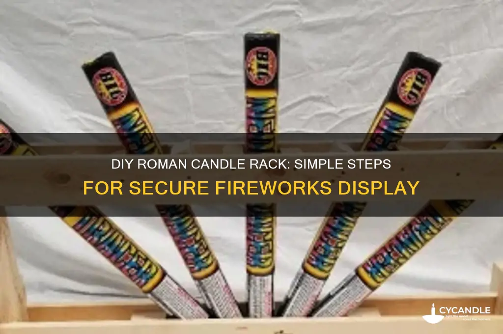 how to make a roman candle rack