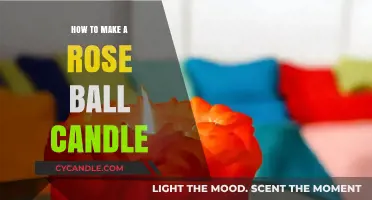 Crafting a Rose Ball Candle: Easy DIY Guide for Beginners
