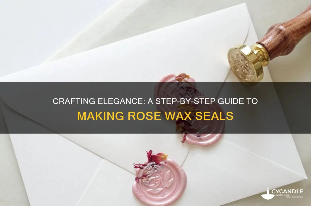 how to make a rose wax seal