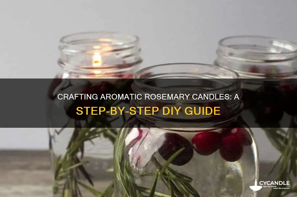 how to make a rosemary candle