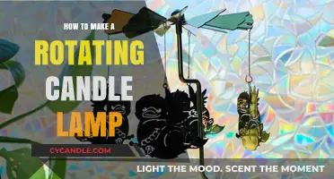Crafting a Rotating Candle Lamp: DIY Guide for Warm Ambiance