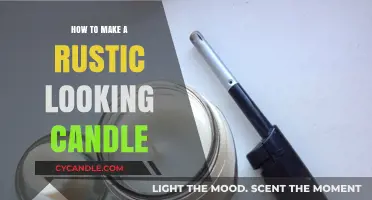 Crafting Rustic Elegance: A Step-by-Step Guide to DIY Candles