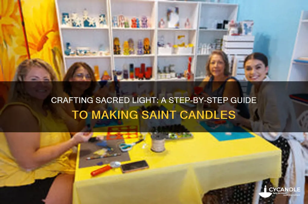 how to make a saint candle