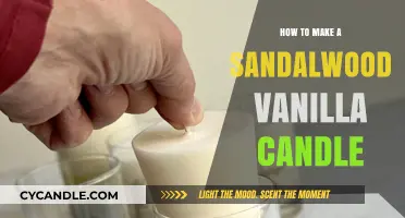 Crafting a Luxurious Sandalwood Vanilla Candle: A Step-by-Step Guide