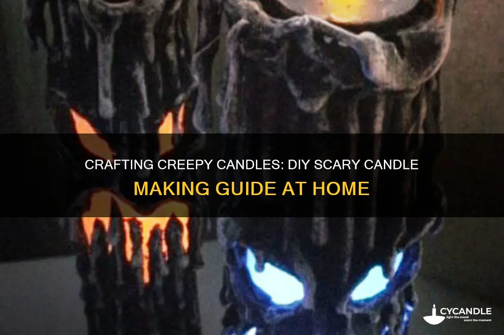 how to make a scary candle at home