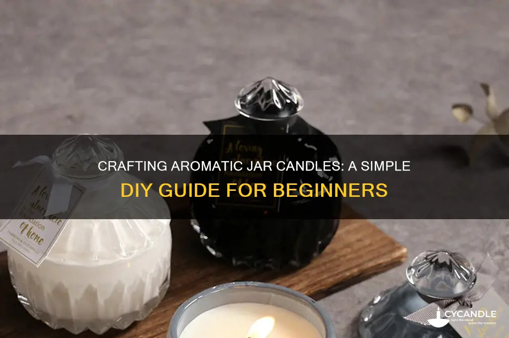 how to make a scented candle in a jar