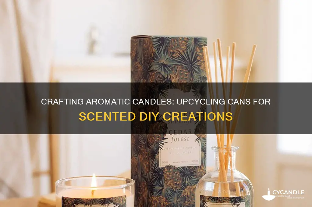 how to make a scented candle with a can