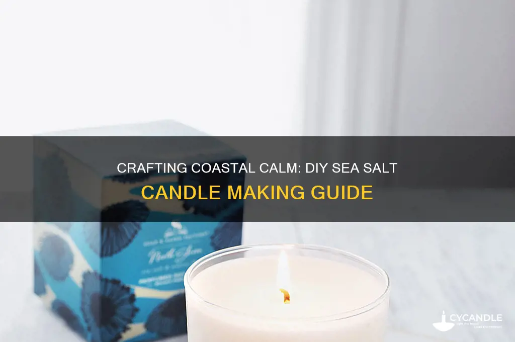 how to make a sea salt candle