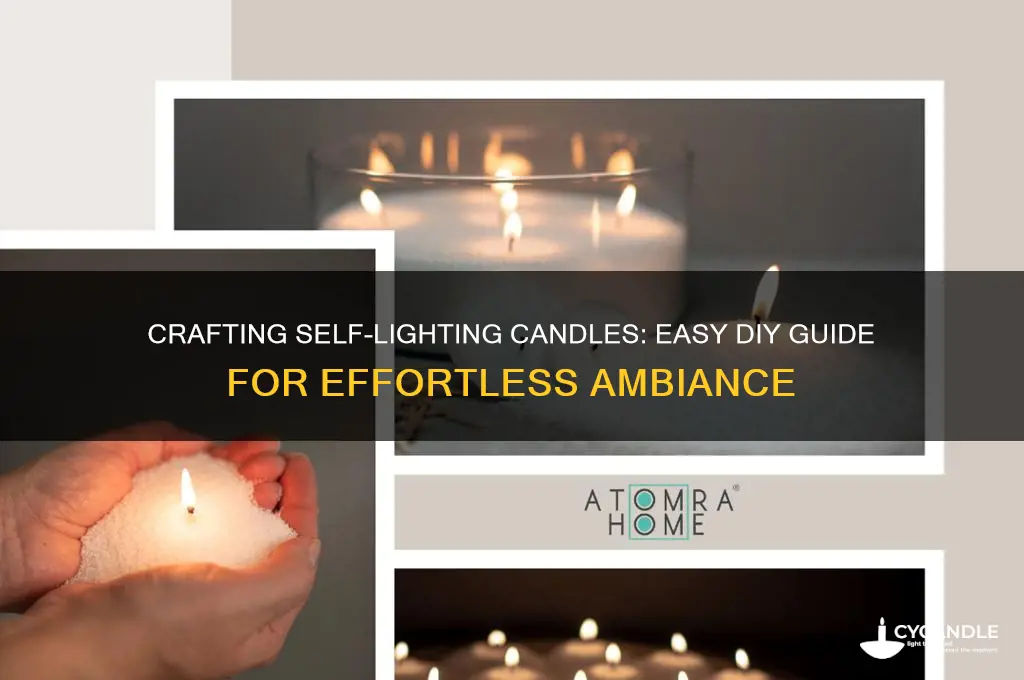 how to make a self lighting candle
