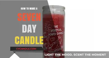 Crafting a Seven-Day Candle: A Step-by-Step DIY Guide