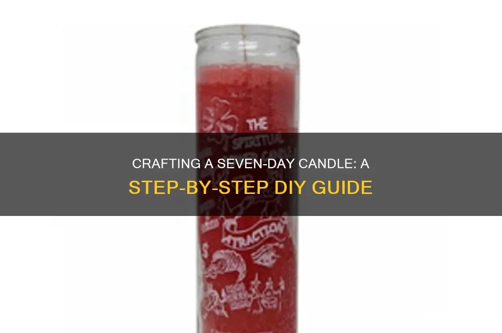 how to make a seven day candle