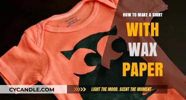 DIY Shirt Design: Easy Wax Paper Transfer Technique Guide