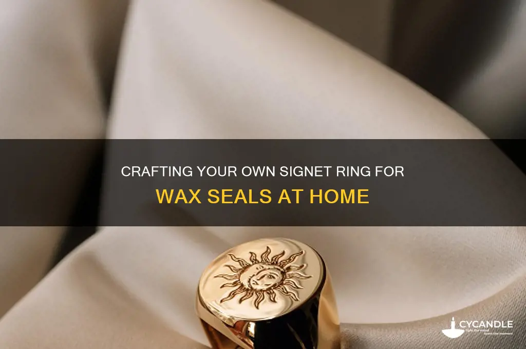 how to make a signet at home for wax seals