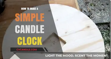 Crafting Time: A Step-by-Step Guide to Making a Simple Candle Clock
