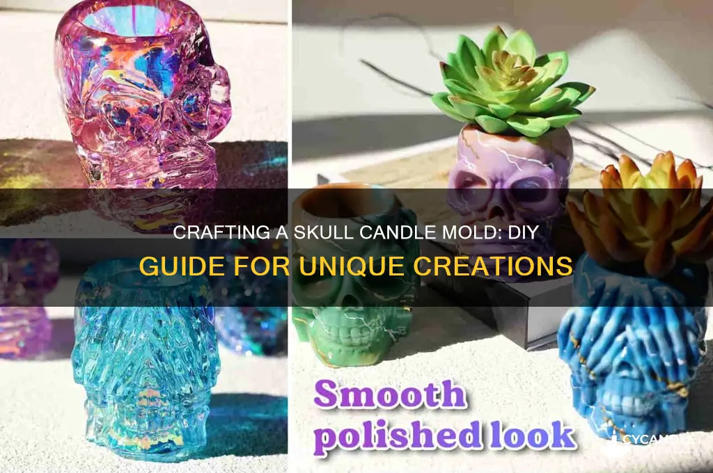 how to make a skull candle mold