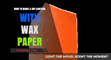 Crafting Sky Lanterns: A Simple Guide Using Wax Paper