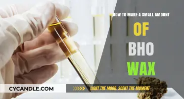 Crafting Concentrates: A Beginner's Guide to Making Small Batches of BHO Wax