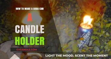 Creative DIY: Transforming Soda Cans into Stylish Candle Holders