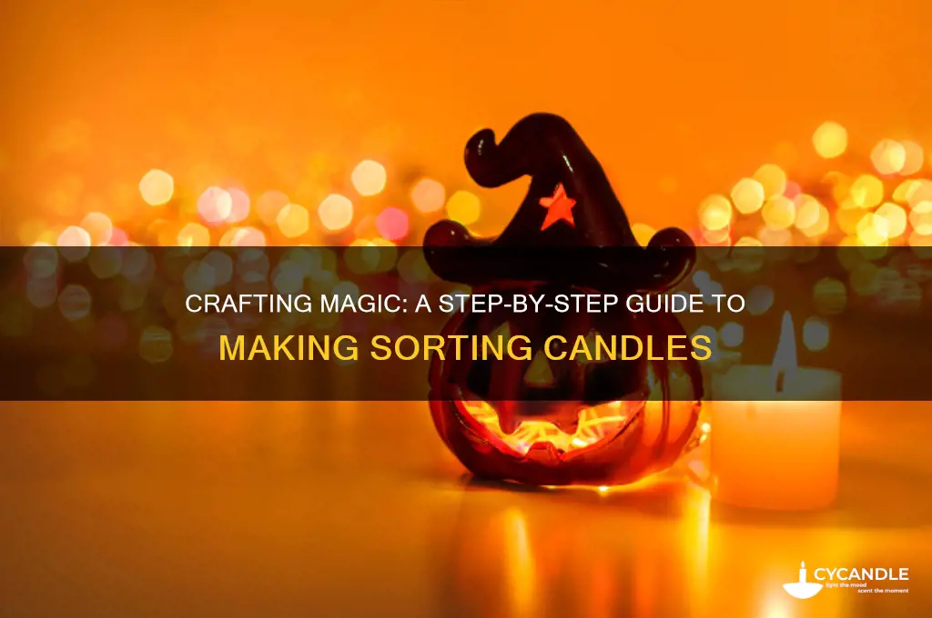how to make a sorting candle