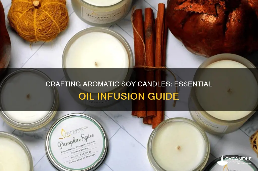 how to make a soy candle with essential oils