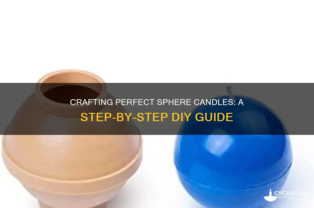 how to make a sphere candle