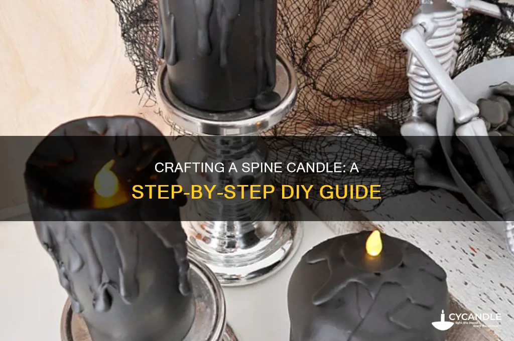 how to make a spine candle