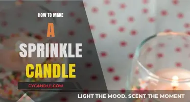DIY Sprinkle Candle: Easy Steps to Create a Colorful, Festive Decor