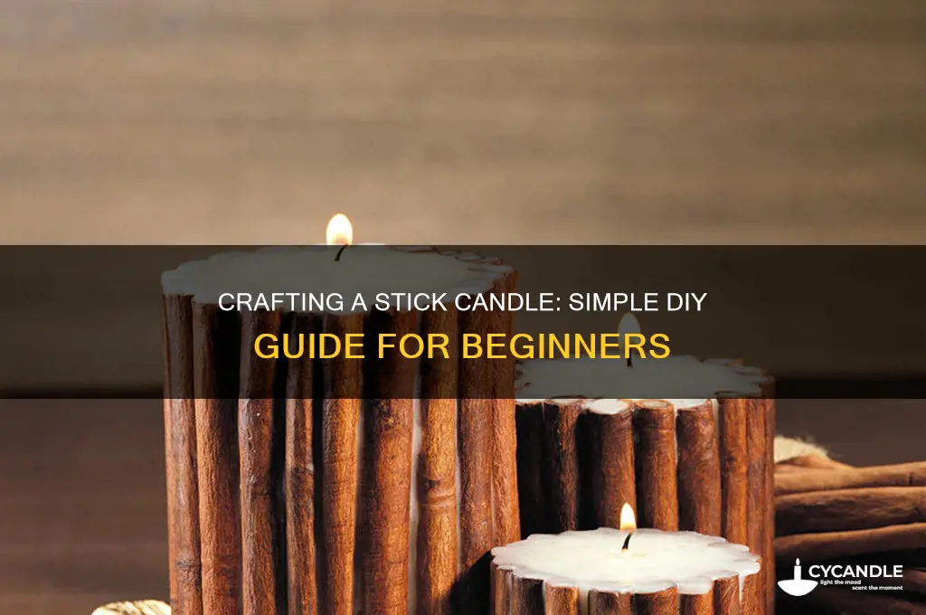how to make a stick candle