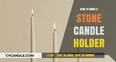 Crafting a Rustic Stone Candle Holder: DIY Guide