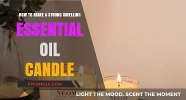 Crafting Potent Aromatic Candles: A Guide to Strong-Scented Essential Oil Blends