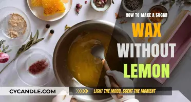 Easy DIY Sugar Wax Recipe: Lemon-Free Hair Removal Solution