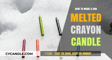DIY Sun-Powered Crayon Candle: Creative Melting Craft Tutorial