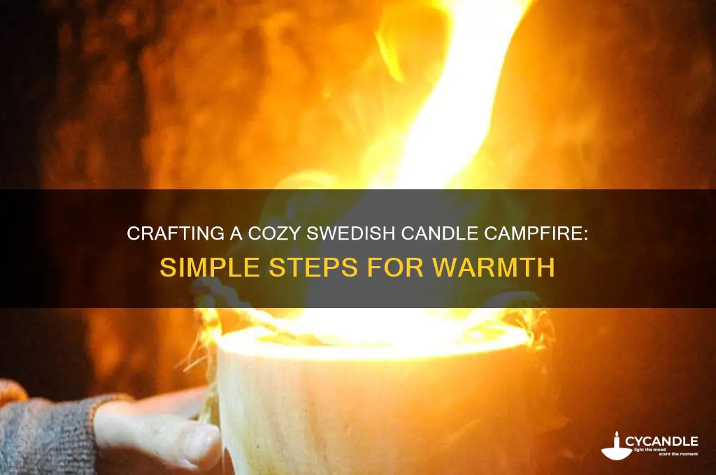 how to make a swedish candle campfire