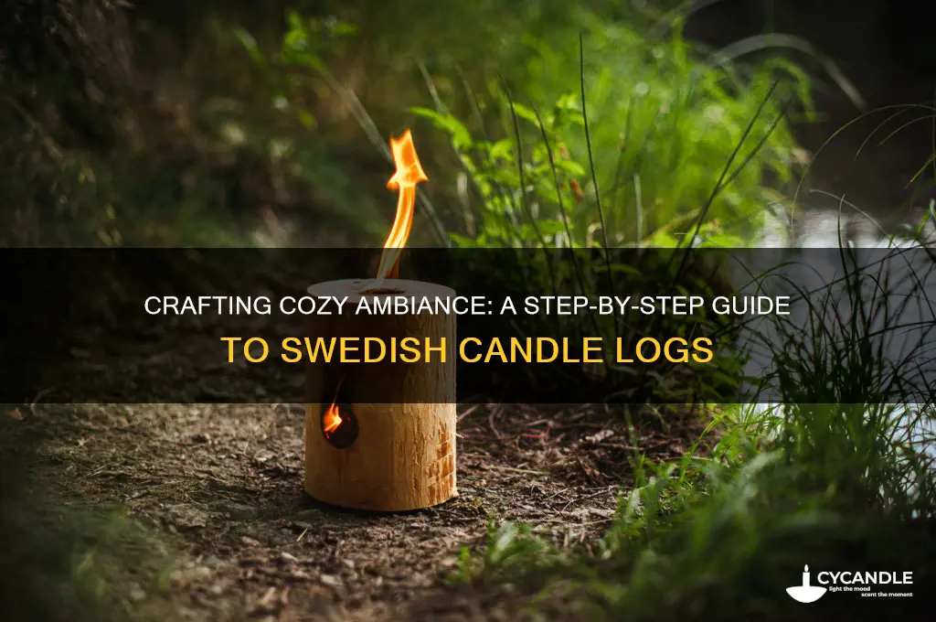 how to make a swedish candle log