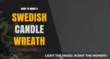 Crafting a Festive Swedish Candle Wreath: Step-by-Step Guide