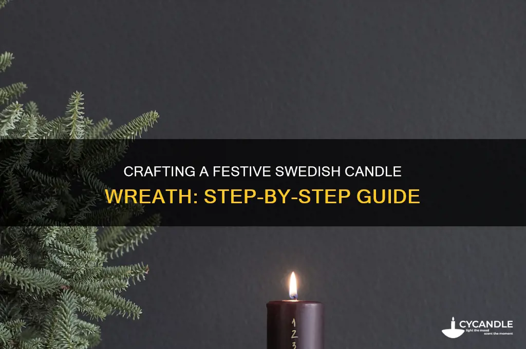 how to make a swedish candle wreath