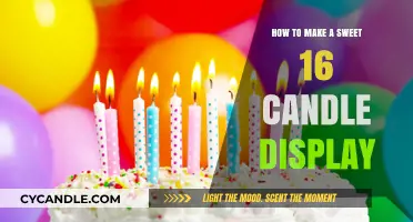 Creative Sweet 16 Candle Display Ideas for a Magical Celebration