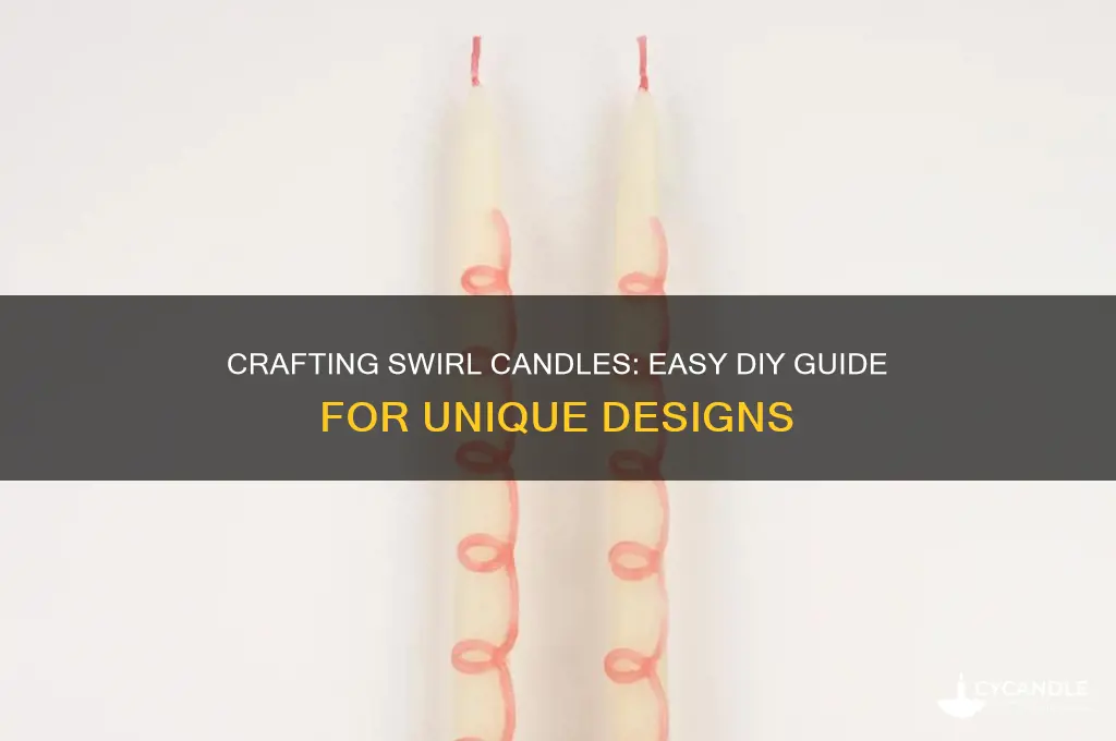 how to make a swirl candle