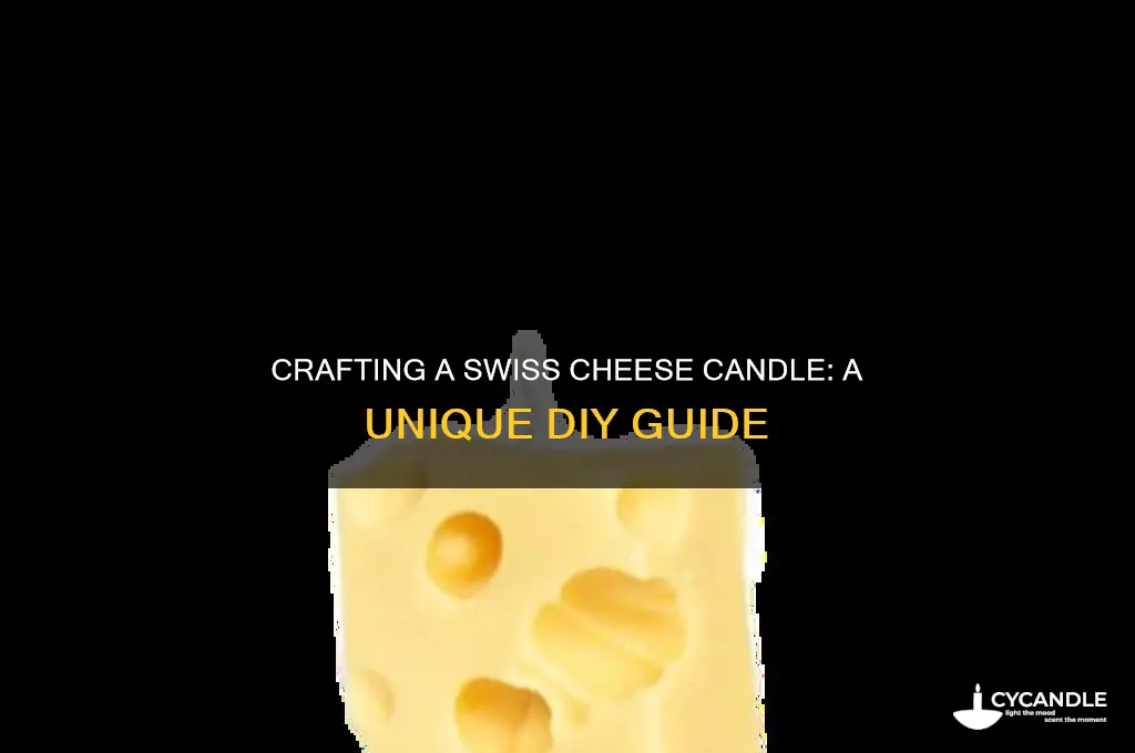 how to make a swiss cheese candle